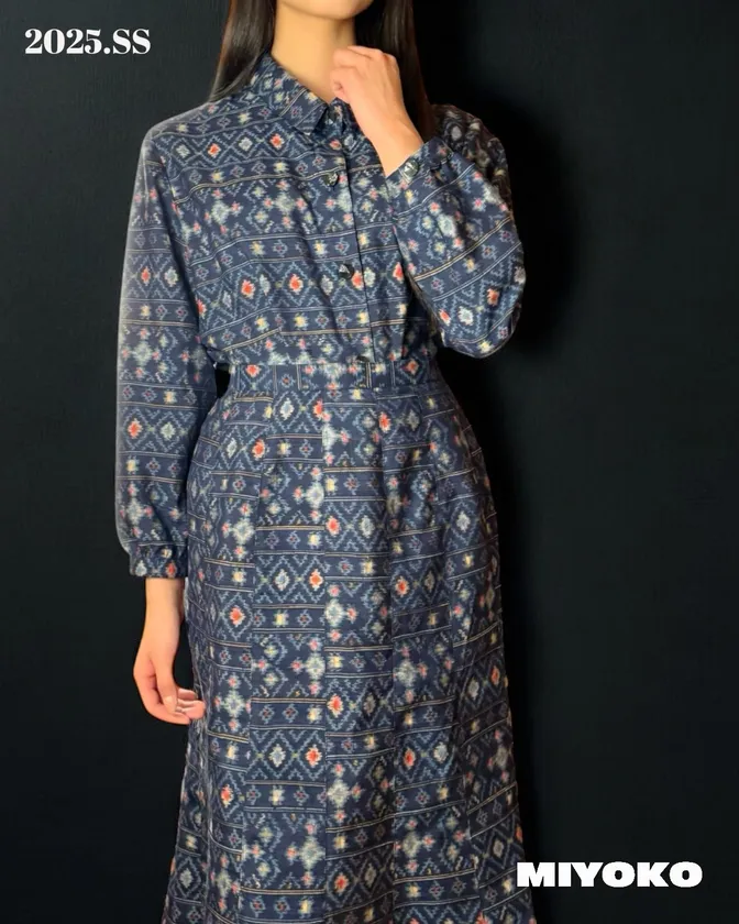 2025SS発表作品・越後繭紬