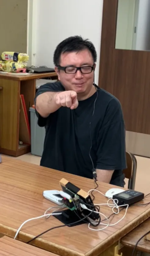 装置者による人定位成功!