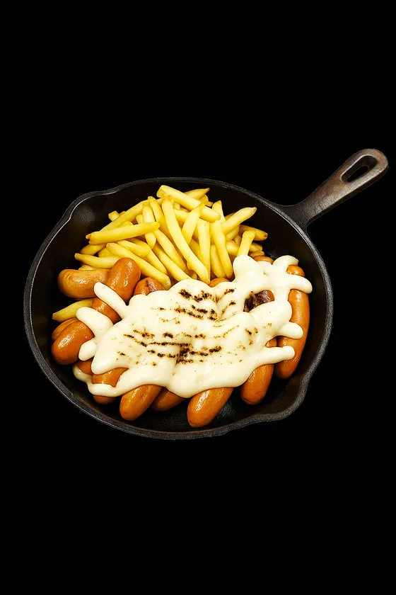 炙りチーズのソーセージ盛り