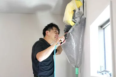 エアコン洗浄の様子