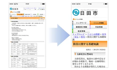 大分県日田市Webページ