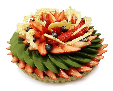 カフェコムサ銀座店タルト「風神抹茶」