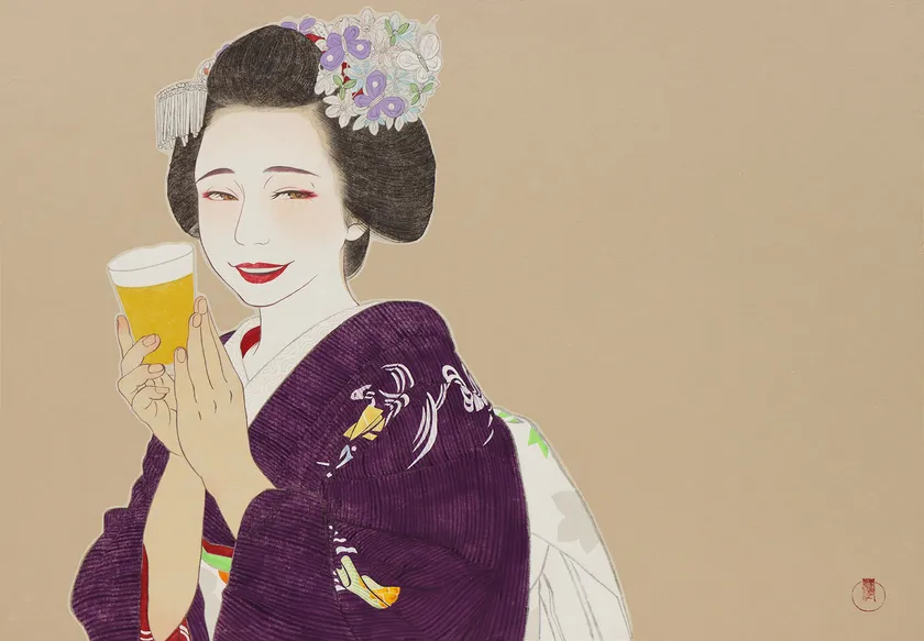 「夏の宴」58.4×84.1cm