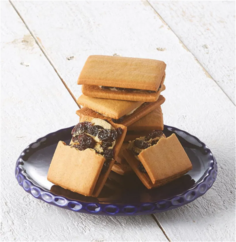 紅茶のレーズンサンド