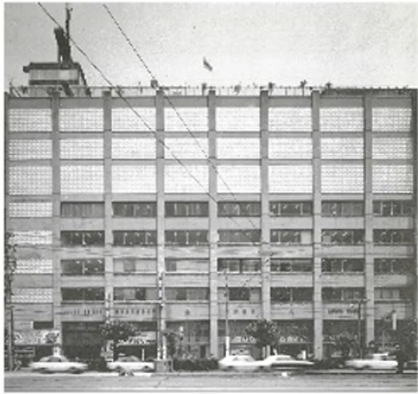 1979年当時の広島朝日ビル(1958年竣工)