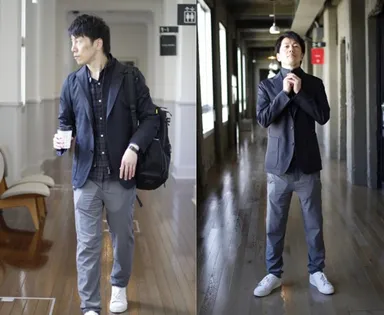 ジャケット＆パンツモデル