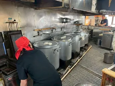 三水店内厨房写真