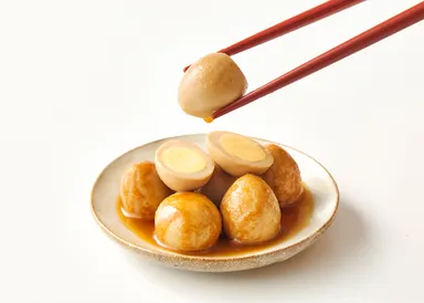 明太子味のうずらのたまご めんたま(イメージ)