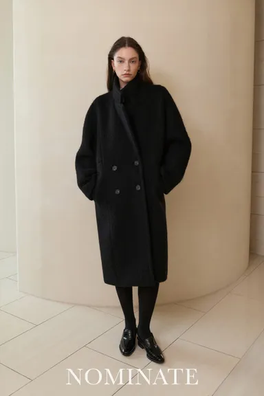 Henri Alpaca Blend Double Coat ￥80,010