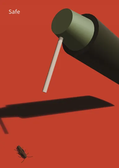 マカオデザイナー協会賞受賞作品：「虫」(3)芸術学部 デザイン学科3年佐藤 桃萌