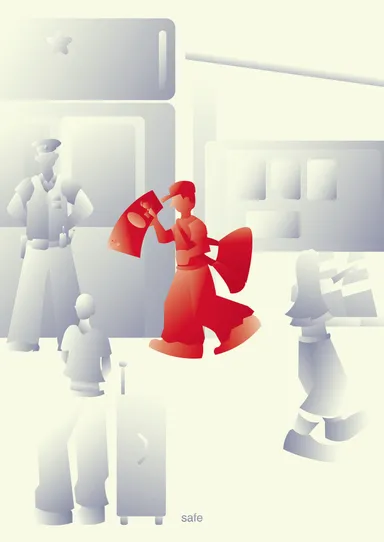 東京デザインプレックス研究所賞受賞作品：「安全な国。日本。」(3)芸術学部 デザイン学科2年松本 紗良