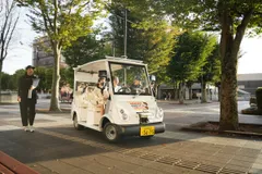 つくば市駅周辺を走行するYADOCAR-iドライブ