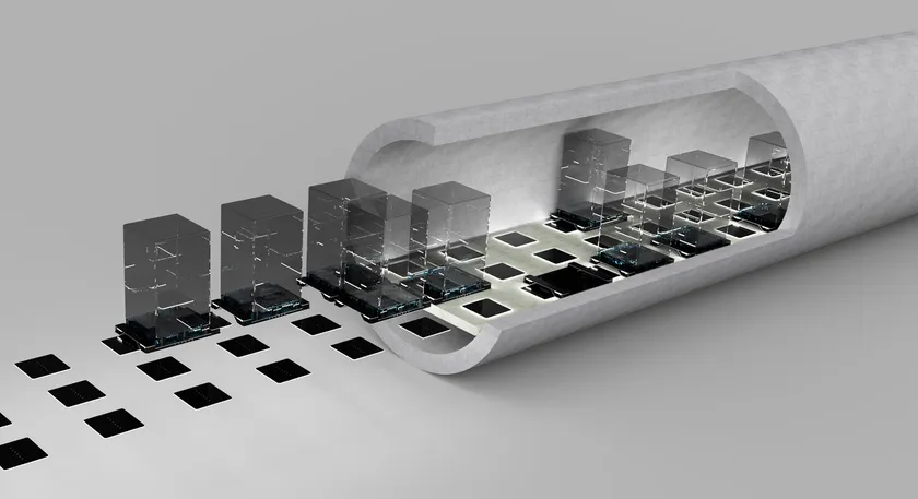 自動物流道路走行イメージ