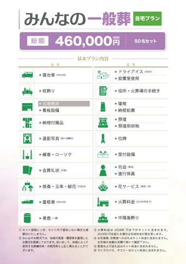 みんなの一般葬(自宅プラン)