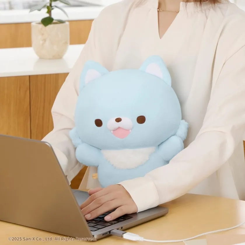 あったかぬいぐるみ アオイコオオカミ　イメージ2