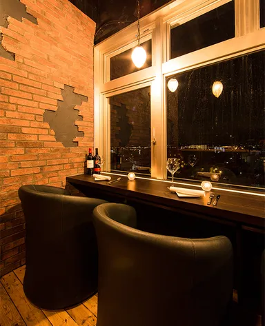 店内写真　夜景席