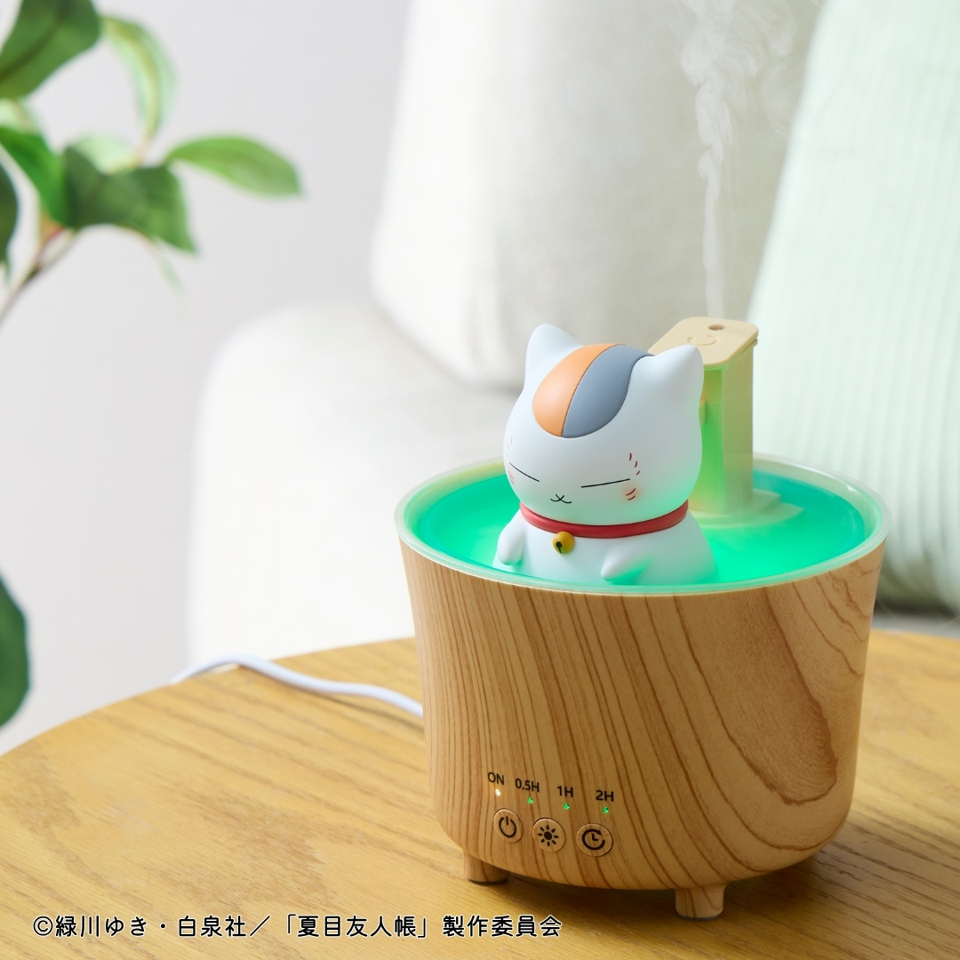 夏目友人帳 ルームライト加湿器 ニャンコ先生 夏目友人帳』ルームライトになる加湿器が新登場 ニャンコ先生がお風呂