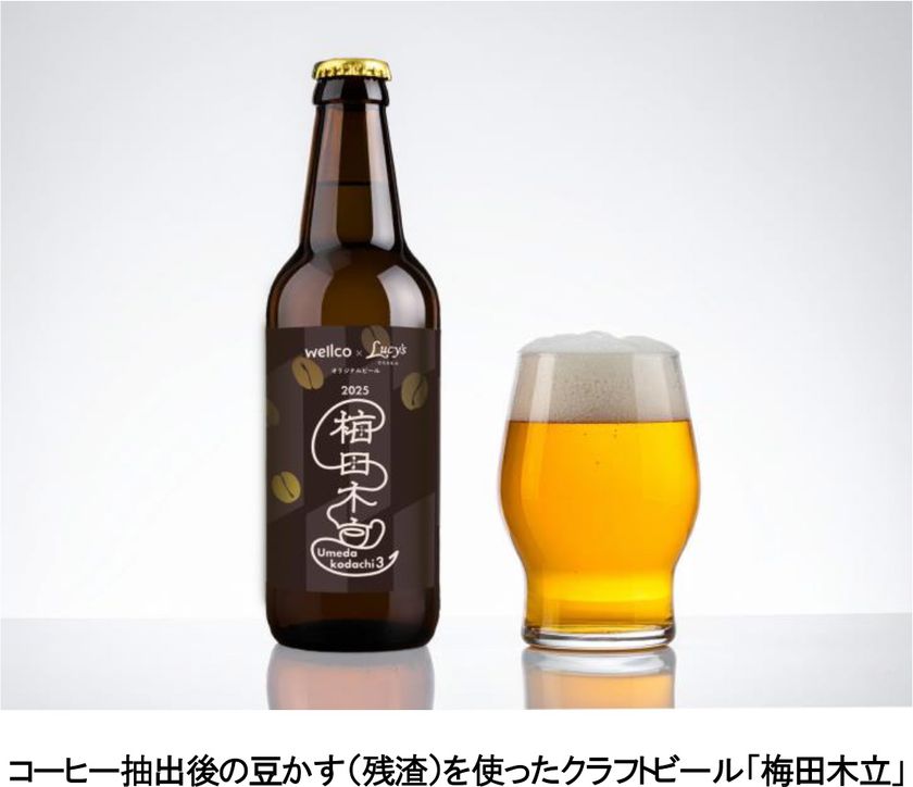 アップサイクルビール「梅田木立」を
大阪梅田ツインタワーズ・サウスに入居企業従業員に
限定提供