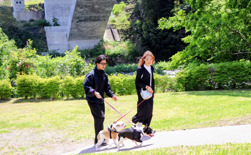 自然あふれるコース