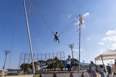 バンジージャンプの様子