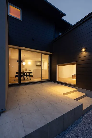 プライベートデッキ(夜)