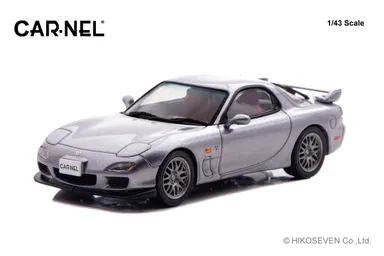 1/43 マツダ RX-7 Spirit R Type A (FD3S) 2002 Titanium Gray Metallic：左前