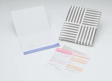 カタログギフト電報「タフタ(ブルー)」