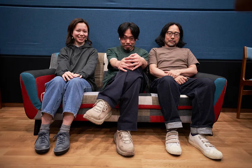 (左から)カノア・メンデンホール、石若駿、市野元彦