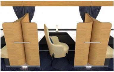 ２号車　１人席（イメージ）