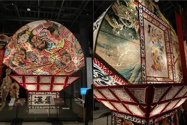 現在展示中の扇ねぷた