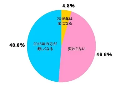 Ｑ１０.2015年は経済的にどうなると思いますか