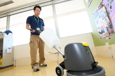 定期清掃の様子