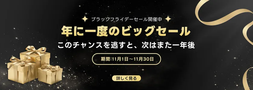 ブラックフライデーセール月間
