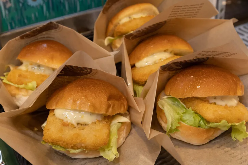 バーガー部門NO1!フィッシュバーガー