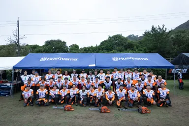 林業への熱い思いを共有するJLC Team Husqvarnaの選手の皆さん