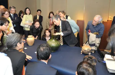 2014年　ギャラリートークの様子