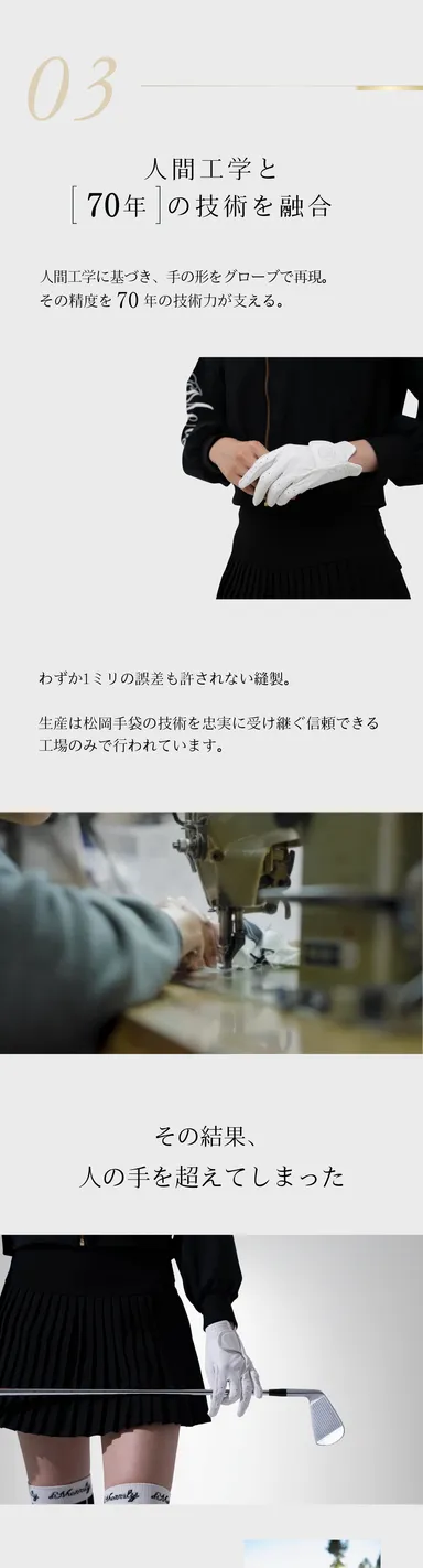 人間工学と「70年」の技術を融合