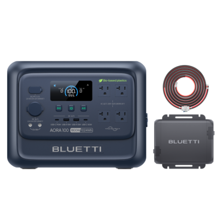 中容量ポータブル電源「AORA 100 V2（Bio-Based Plastics）」とCharger 1