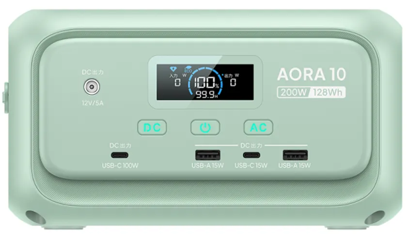 ミントグリーンの「AORA 10」