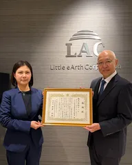 写真左が、ラックのサイバー・グリッド・ジャパン ICT利用環境啓発支援室長 尾方 佑三子