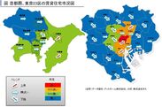 首都圏、東京23区の賃貸住宅市況図