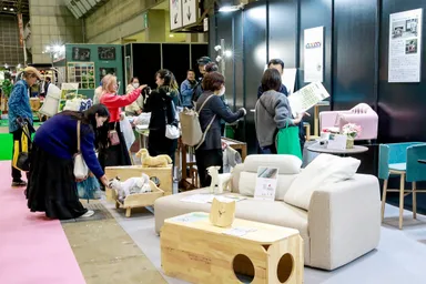 ペットインテリア展の模様