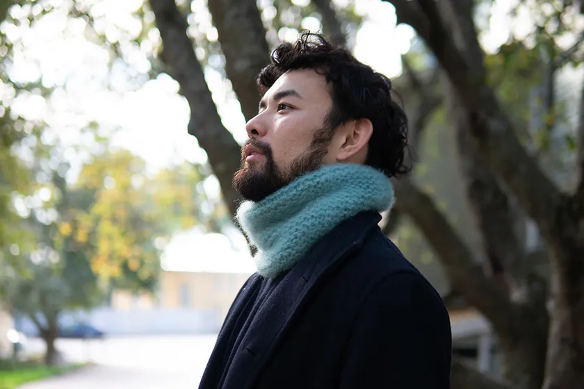 フリーサイズなので男性にも(カラー:ミントグリーン)