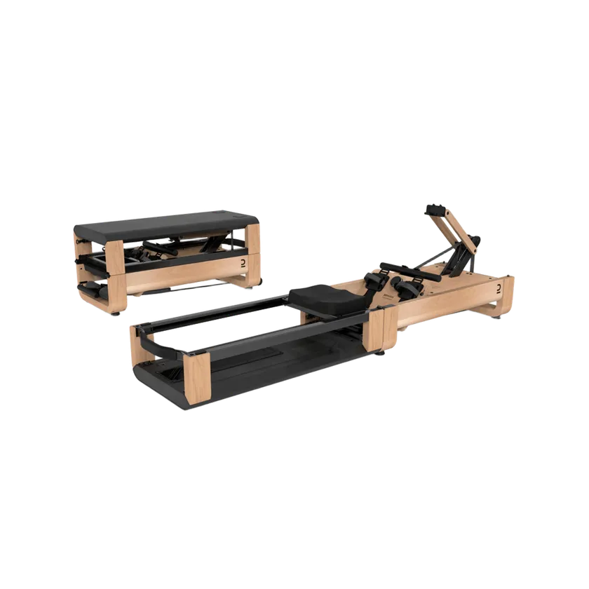 ローイングマシン セルフパワー式 折り畳み式 スマート性能 スリーインワン 木製 5年保証 Woodrower