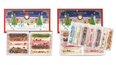 クリスマスらしいモチーフのお菓子が入っています