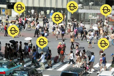 [屋外] GPS使用イメージ