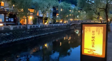 城崎温泉街(夜)