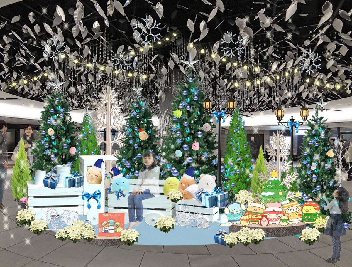 すみっコぐらし」×「ホワイティうめだ」の夢のコラボ クリスマス