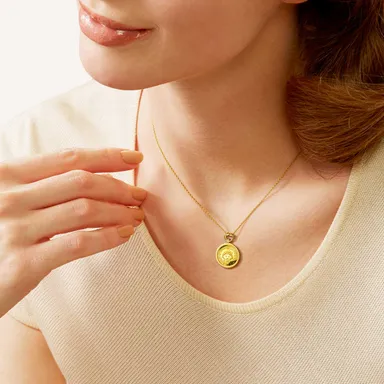 ちびまる子ちゃんコインペンダントモデルカット