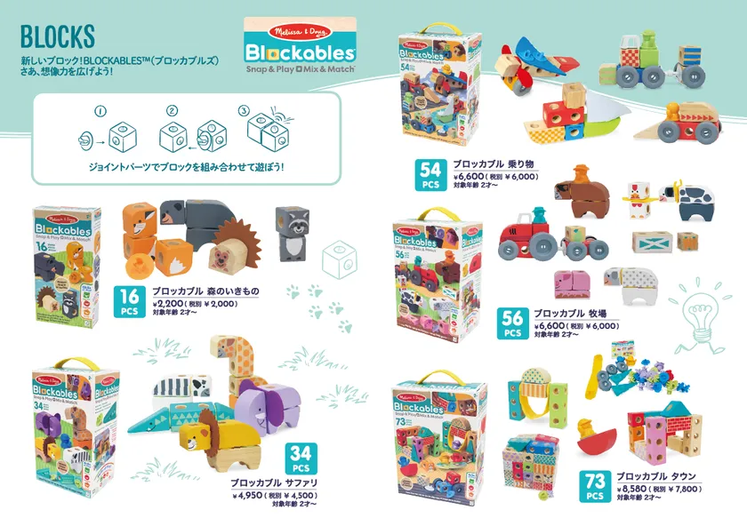 ブロッカブルアイテム　一覧